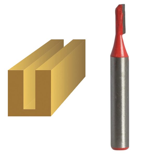 FAITHFULL Router Bit TCT Single Flute 3.2 x 10mm 1/4in Shank