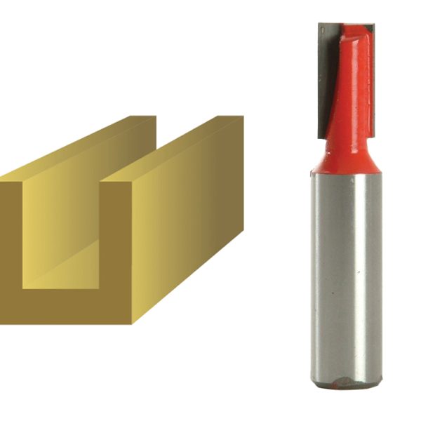 FAITHFULL Router Bit TCT Two Flute 10.0 x 19mm 1/2in Shank