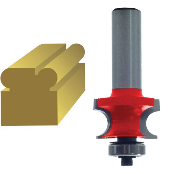 FAITHFULL Router Bit TCT 3.2mm Corner Bead 1/4in Shank