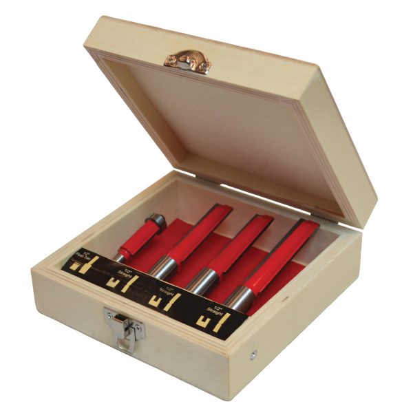 FAITHFULL Router Bit Set for Worktop Jig, 4 Piece