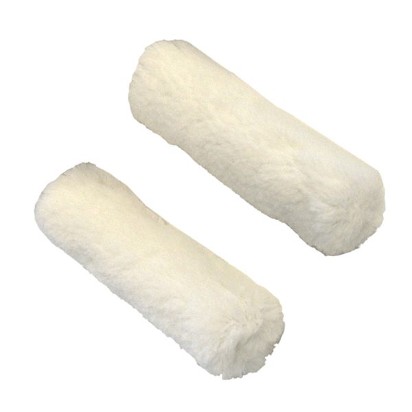 FAITHFULL Medium Pile Mini Roller Refills 100mm (4in) Pack of 2