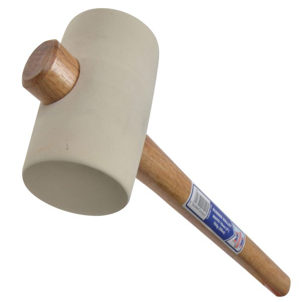 FAITHFULL Rubber Mallet - White 794g (28oz)