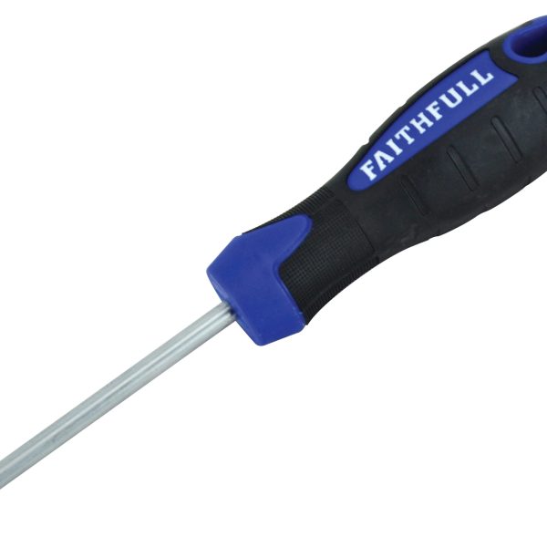 FAITHFULL Soft Grip Screwdriver Phillips Tip PH1 x 75mm