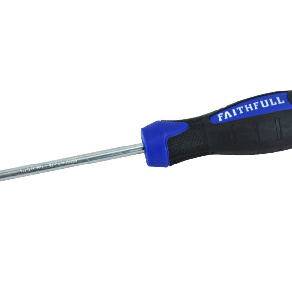 FAITHFULL Soft Grip Screwdriver Phillips Tip PH2 x 100mm