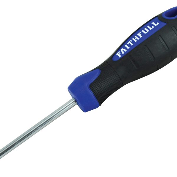FAITHFULL Soft Grip Screwdriver Pozidriv Tip PZ1 x 75mm
