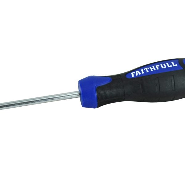 FAITHFULL Soft Grip Screwdriver Pozidriv Tip PZ2 x 100mm