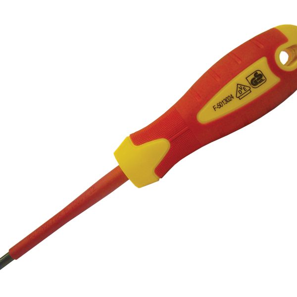 FAITHFULL VDE Soft Grip Screwdriver Pozidriv Tip PZ2 x 100mm