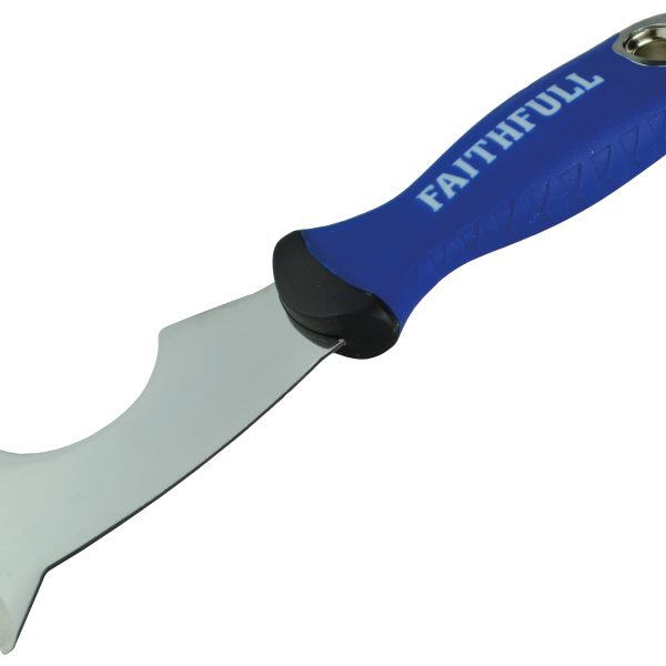 FAITHFULL Soft Grip Decorator's 4-in-1 Tool