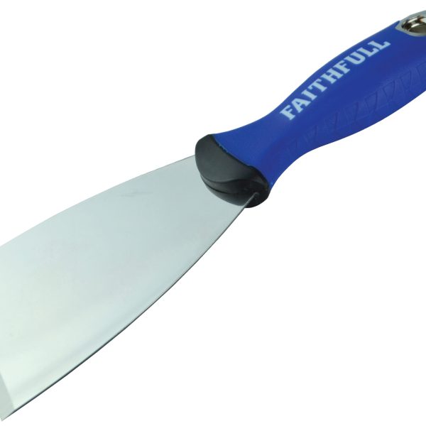 FAITHFULL Soft Grip Stripping Knife 75mm