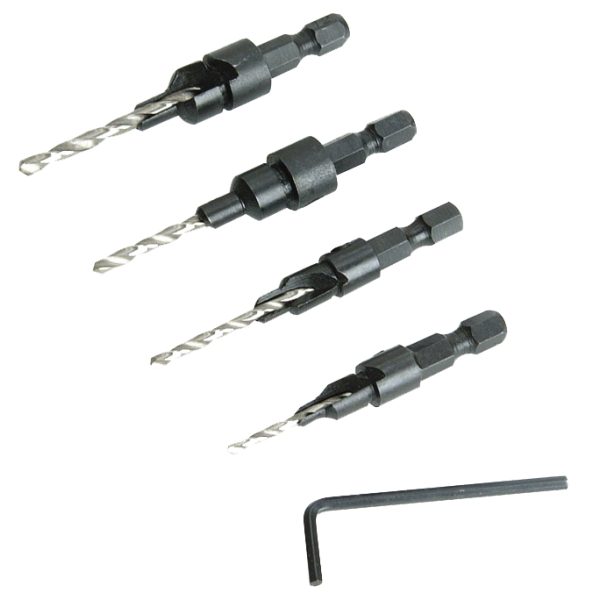 FAITHFULL Screwsink Set, 4 Piece