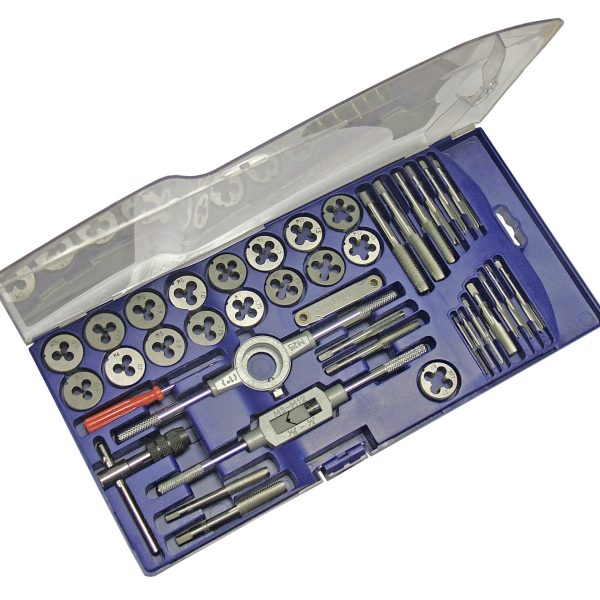FAITHFULL Metric Tap & Die Set of 39 Carbon Steel