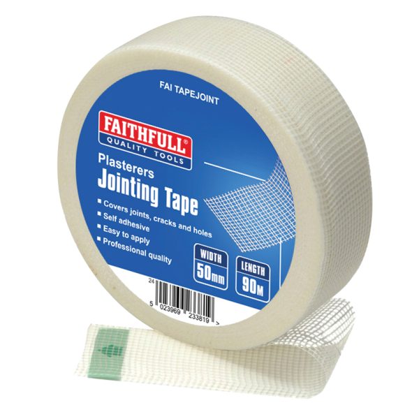 FAITHFULL PT1-50 Plasterer's Joint Tape 50mm x 90m