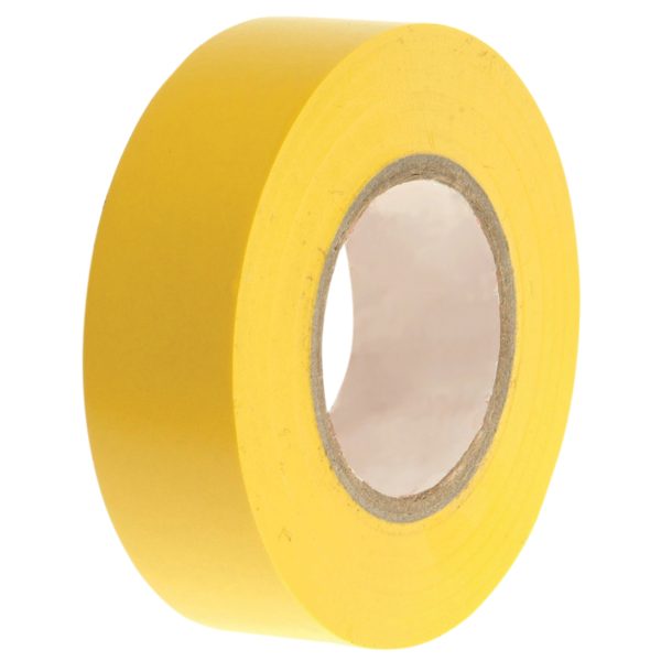 FAITHFULL PVC Electrical Tape Yellow 19mm x 20m