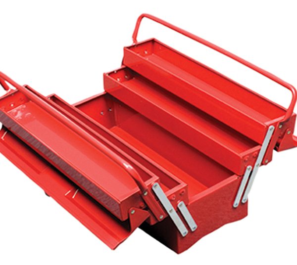 FAITHFULL FAITBC519 Metal Cantilever Toolbox - 5 Tray 49cm (19in)