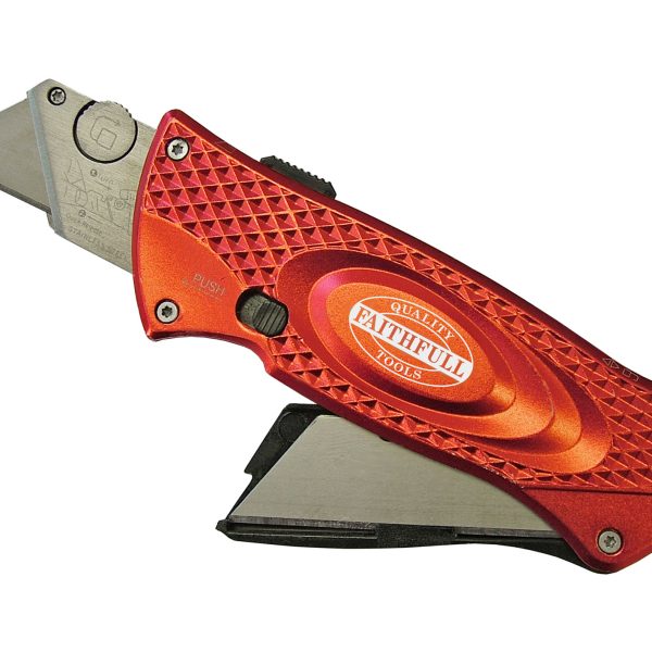 FAITHFULL Pocket Knife with Blade Storage