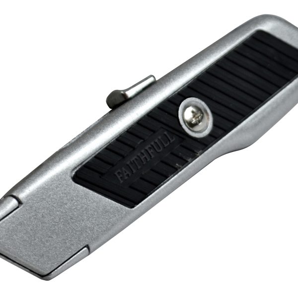 FAITHFULL Safety Trimming Knife with Auto Retracting Blade