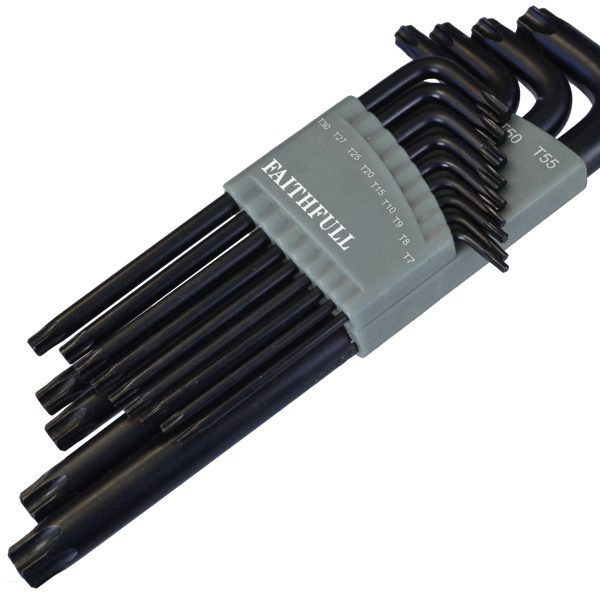 FAITHFULL Star Long Arm Key Set of 13 (TX7-TX55)