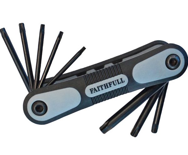 FAITHFULL Folding Star Key Set of 8 (TX9-TX40)