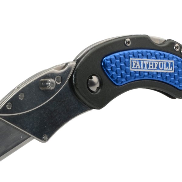 FAITHFULL Utility Folding Knife with Blade Lock