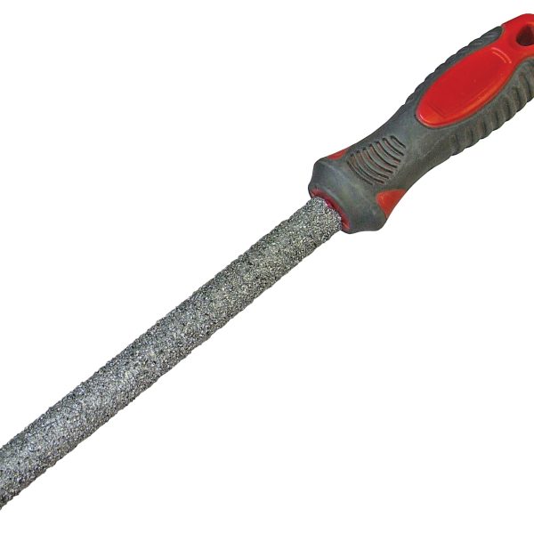 FAITHFULL Carbide Tile File Half Round Soft Grip 150mm (6in)