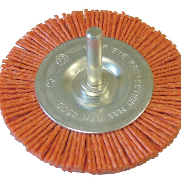 FAITHFULL Nylon Circular Brush 100mm x 6mm Shank