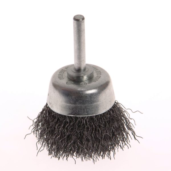 FAITHFULL Wire Brush Shaft Mounted 70mm x 25mm, 0.30mm Wire