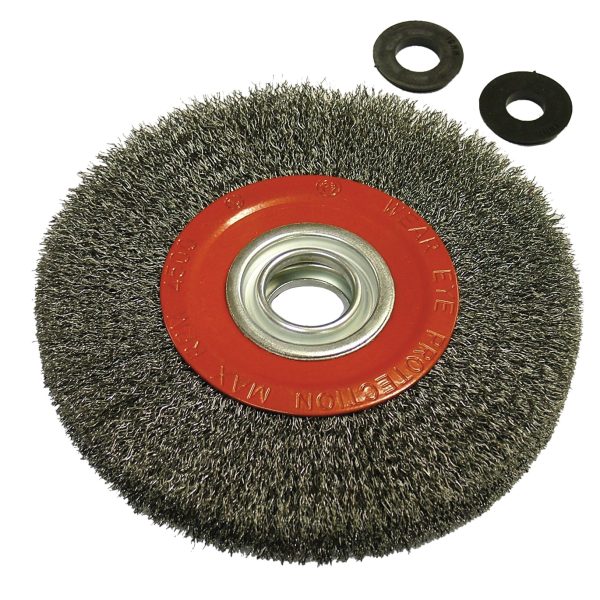 FAITHFULL Wire Wheel 200 x 25mm, 32mm Bore, 0.30mm Wire