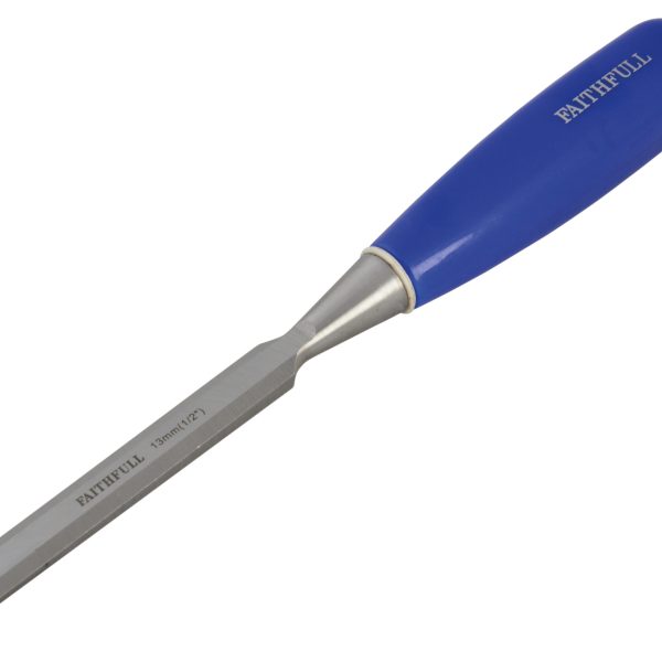 FAITHFULL Bevel Edge Chisel Blue Grip 13mm (1/2in)