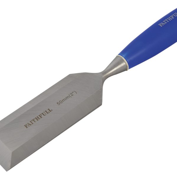 FAITHFULL Bevel Edge Chisel Blue Grip 50mm (2in)
