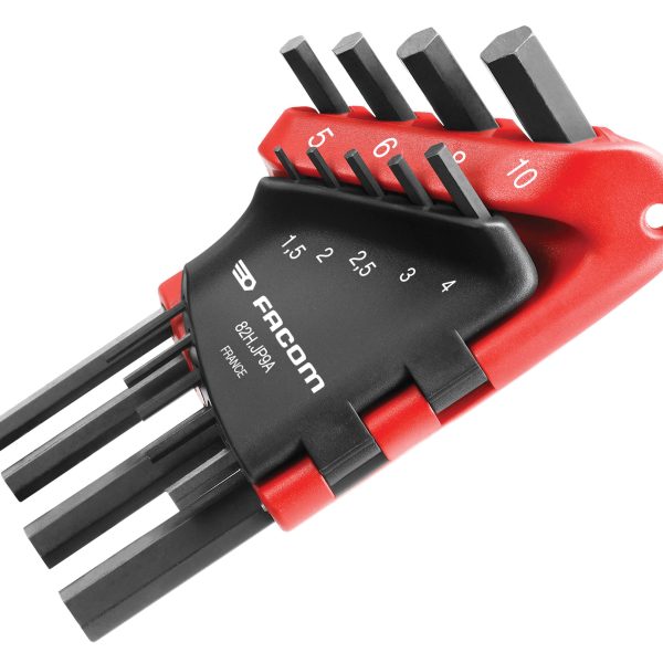 FACOM 82H.JP9A Hexagon Key Set, 9 Piece (1.5-10mm)