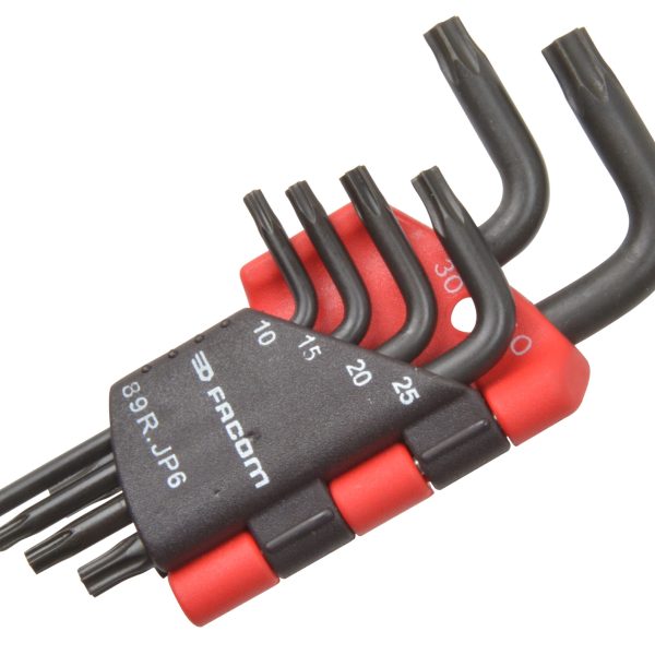 FACOM 89R.JP6 ResisTORX Hexagon Key Set of 6 (TX10 - TX40)