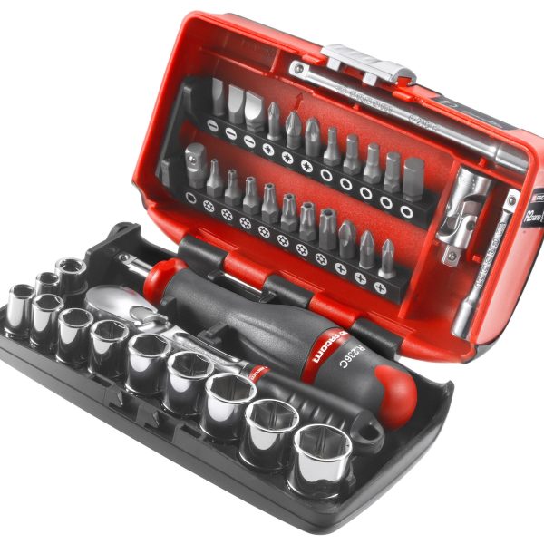 FACOM RL.Nano1PB Nano Socket Set Metric 1/4in Drive