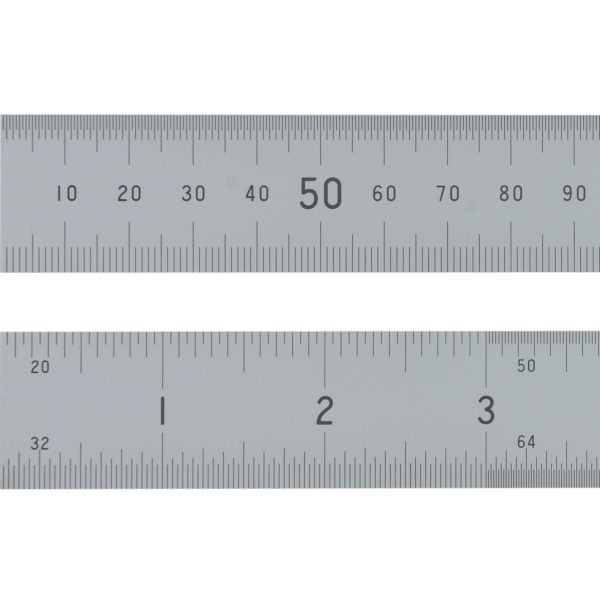 FISHER Satin Chrome Rule 300mm/12in