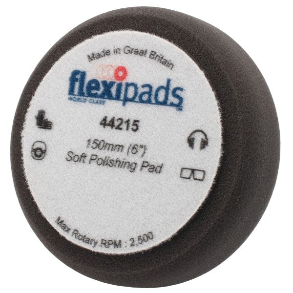 FLEXIPADS WORLD CLASS  Black Polishing Foam 150 x 50mm GRIP®