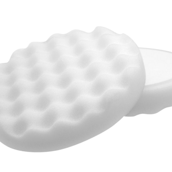 FLEXIPADS WORLD CLASS  White Waffle Very Firm Cutting Pad 150mm