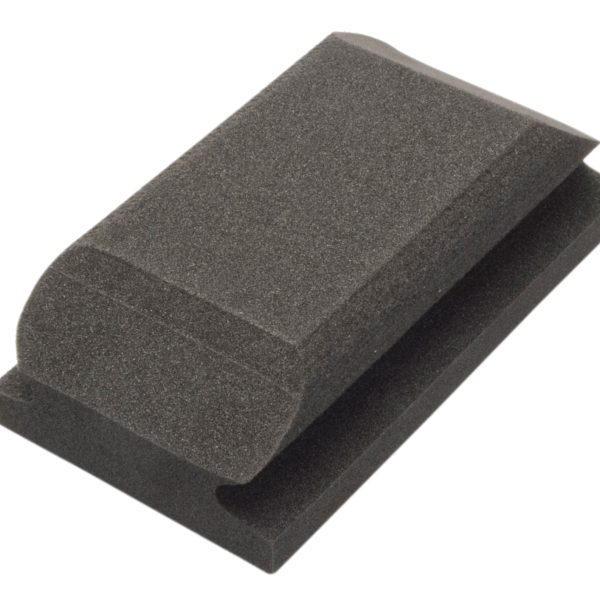 FLEXIPADS WORLD CLASS  Hand Sanding Block Shaped Black 70 x 125mm