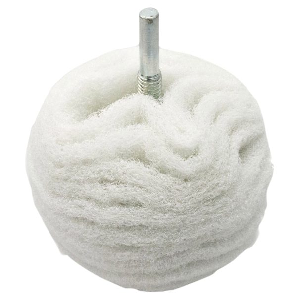 FLEXIPADS WORLD CLASS  Scruff Ball 75mm / 3in White Non-Scratch