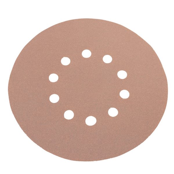 FLEX POWER TOOLS Sanding Paper Hook & Loop Backing Round 100G (Pack 25)