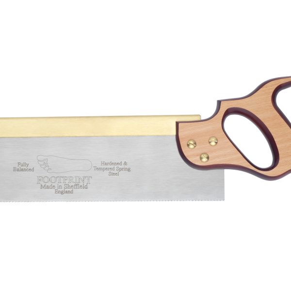 FOOTPRINT 256 Brass Back Tenon Saw 250mm (10in) 15 TPI