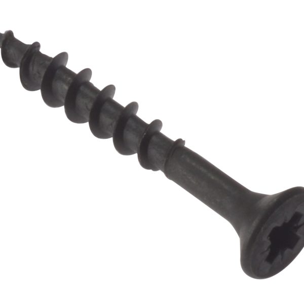 FORGEFIX Carcass Screws Pozi Compatible SCT Black Phosphate 4.2 x 32mm Box 200
