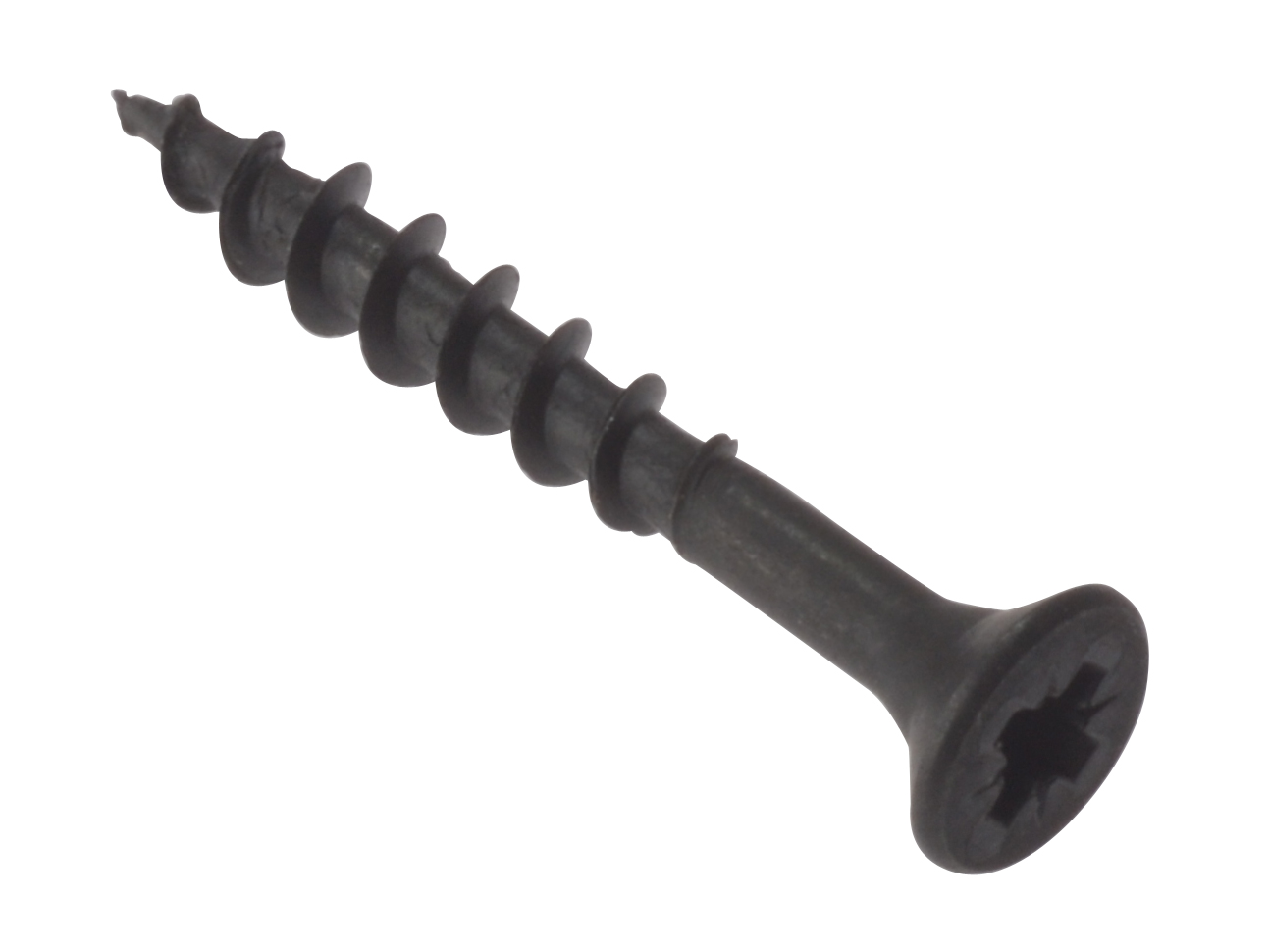 FORGEFIX Carcass Screws Pozi Compatible SCT Black Phosphate 4.2 x 32mm Box 200