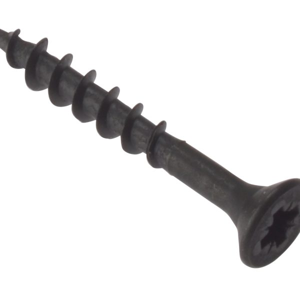 FORGEFIX Carcass Screw Pozi SCT Black Phosphate 4.2 x 45mm Box 200