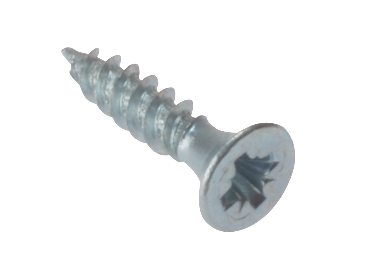 FORGEFIX General Purpose Pozi Compatible Screw CSK TT ZP 1in x 12 Box 200