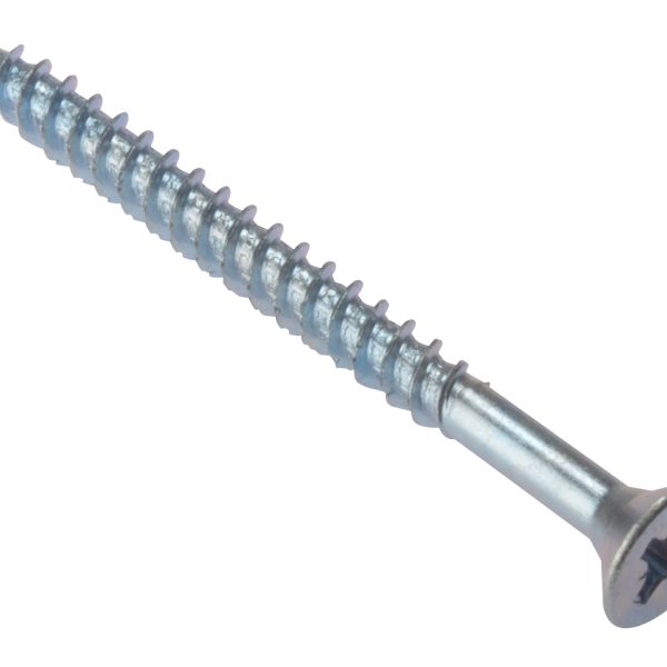 FORGEFIX General Purpose Pozi Compatible Screw CSK TT ZP 1.1/4in x 8 Box 200