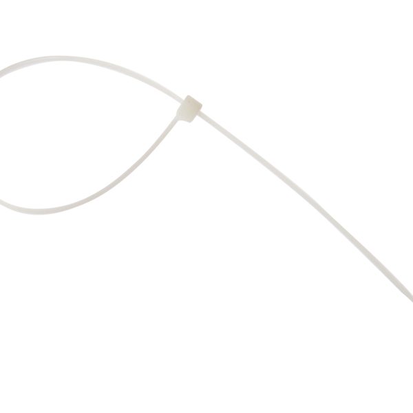 FORGEFIX Cable Tie Natural/Clear 7.6 x 380mm (Bag 100)