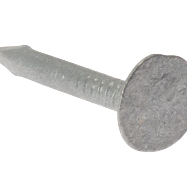 FORGEFIX Clout Nail Extra Large Head Galvanised 30mm (500g Bag)