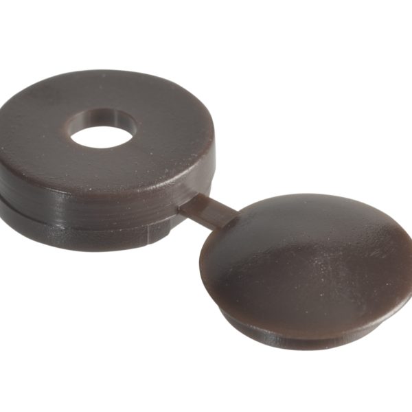 FORGEFIX Hinged Cover Cap Dark Brown No. 10-12 Bag 100