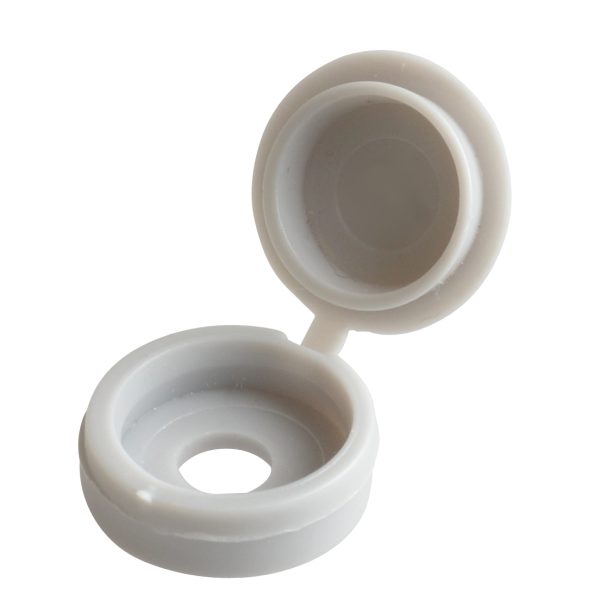FORGEFIX Hinged Cover Cap Grey No.6-8 Bag 100