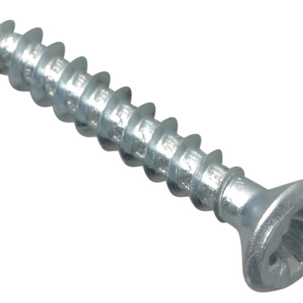 FORGEFIX Multi-Purpose Pozi Compatible Screw CSK ST ZP 3.5 x 30mm Box 200