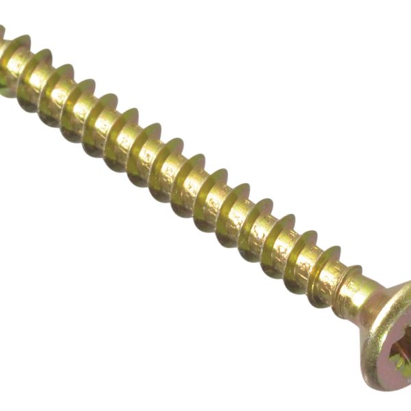 FORGEFIX Multi-Purpose Pozi Compatible Screw CSK ST ZYP 4.0 x 45mm Box 200
